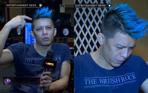 Style Rambut Mohawk Biru Api Ariel Noah, Yes or No 