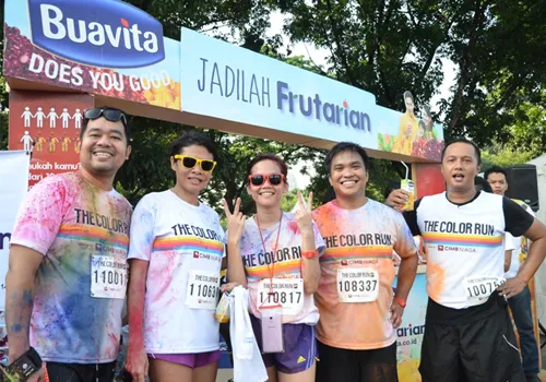 Para frutarian di booth Buavita | Foto: copyright Vemale.com