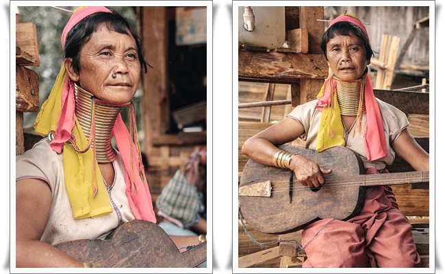 Wanita suku Kayan dengan leher panjang | Photo: Copyright asiantown.net