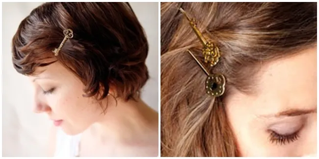 jepit rambut unik bentuk gembok dan kunci vemale jepit rambut unik bentuk gembok dan kunci vemale