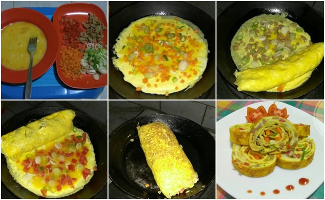 Cara membuat telur gulung ala Korea./Copyright cookpad.com/Reni Megawati
