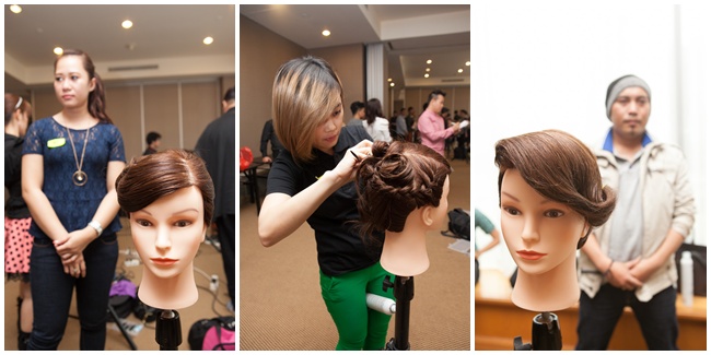Hasil hairdress demi lolos ke L'oreal Proffesionnel road to JFW 2014