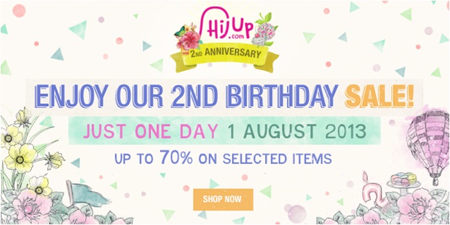Enjoy 2nd Anniversary HijUp.com