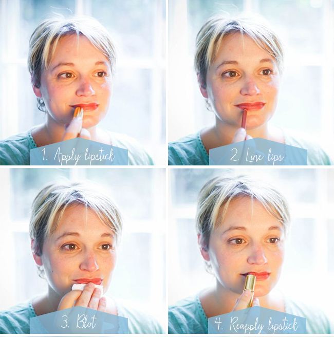Membuat lipstik lebih tahan lama. | Foto: copyright hellonatural.co