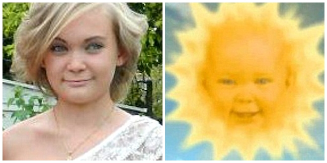 Jess si pemeran bayi matahari sudah berusia 19 tahun. | Foto: copyright dailymail.co.uk