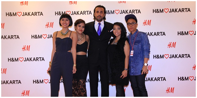 Sanveer Gill(Country Manager) dan H&M Team Indonesia
