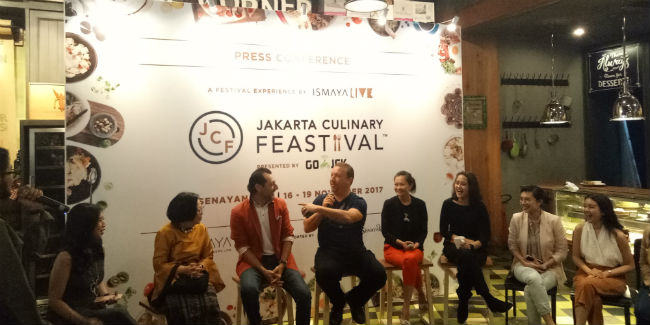 Suasana jumpa pers Jakarta Culinary Feastival 2017 (JCF 2017)/Vemale.com