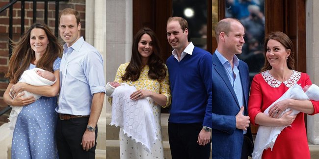 Penampilan Kate Middleton yang selalu menawan setelah melahirkan anak pertama, kedua dan ketiga/copyright twitter kensington royal/thesun.co.uk/AFP/ thesun.co.uk/PA Press Association