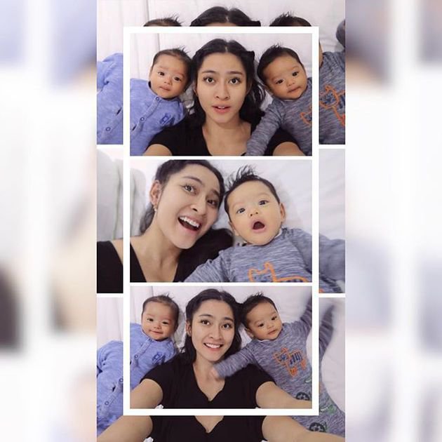 Kian dan Finn bersama sang mama, Sally/copyright instagram.com/sallynadiana/phi