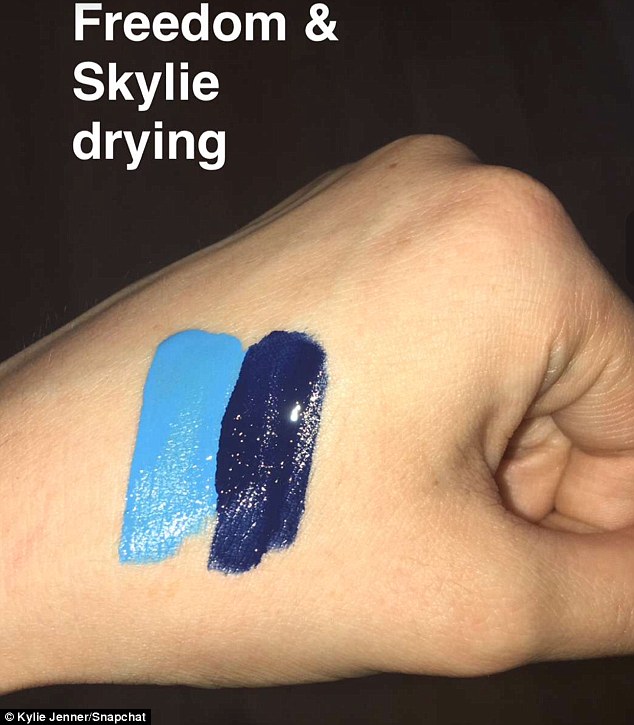 Shade Freedom dan Skylie | Foto: copyright Kylie Jenner/Snapchat