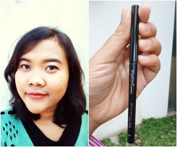 Hasil akhir pakai Master Liner Maybelline yang natural dan ringan/ copyright by Vemale.com