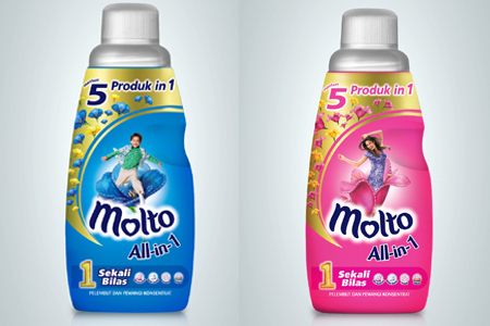 Varian Molto All-in-1 Blue dan Pink | copyright vemale.com
