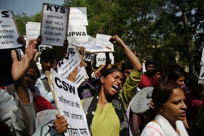 Ada puluhan ribu kasus pemerkosaan di India setiap tahunnya/copyright AP/Altaf Qadri