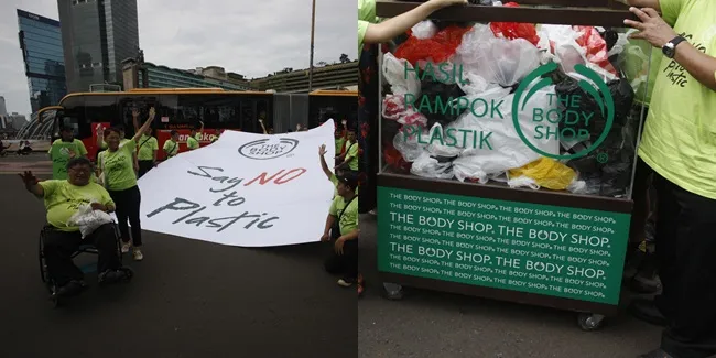 Aksi Rampok Plastik sebagai realisasi kampanye 