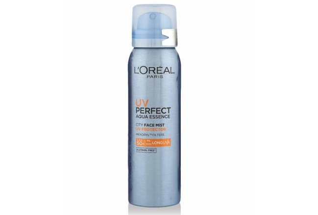 L丹real Paris UV Perfect Aqua Essence City Face Mist SPF 50 PA++++/Copyright L'oreal