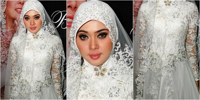 Pernikahan  Gaun Pernikahan: 4 Ide Baju Pengantin Muslim Ala Syahrini  Vemale.com