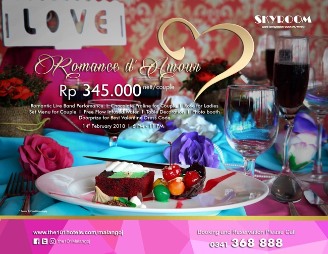 Promo dari THE 101 Malang OJ untuk menyambut Hari Valentine/copyright vemale.com/THE 101 Malang OJ 