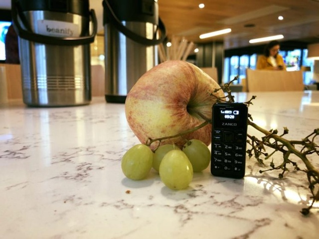 Zanco Tiny T1 yang tak lebih besar dari apel dan buah anggur/copyright  odditycentral.com